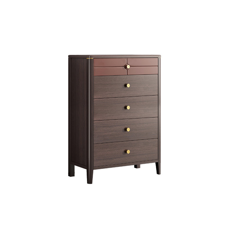 Square Straight Legs Accent Chest Mid-Century Modern Chest with Drawer