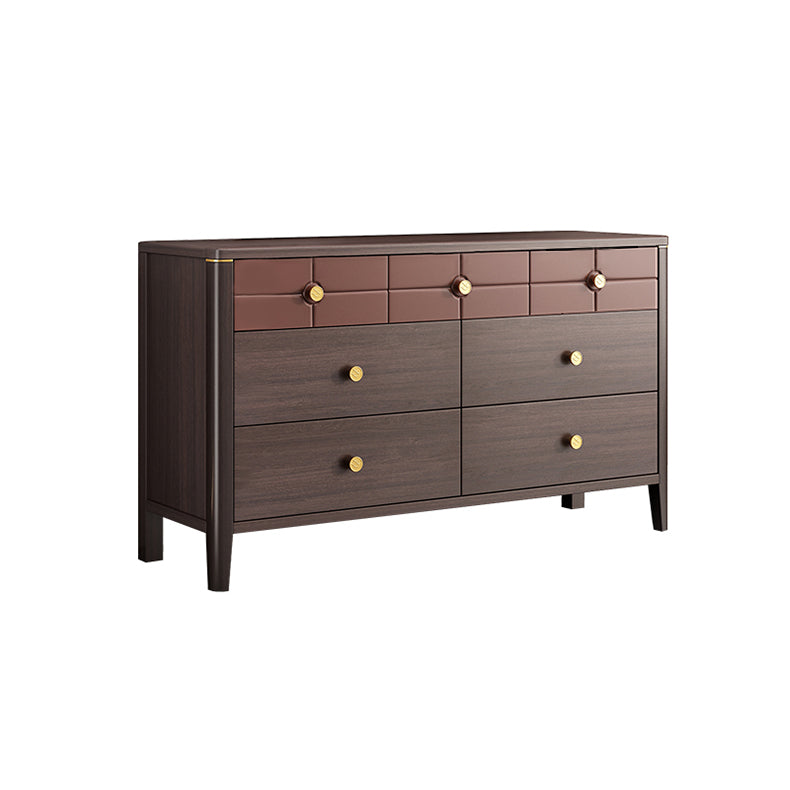 Square Straight Legs Accent Chest Mid-Century Modern Chest with Drawer