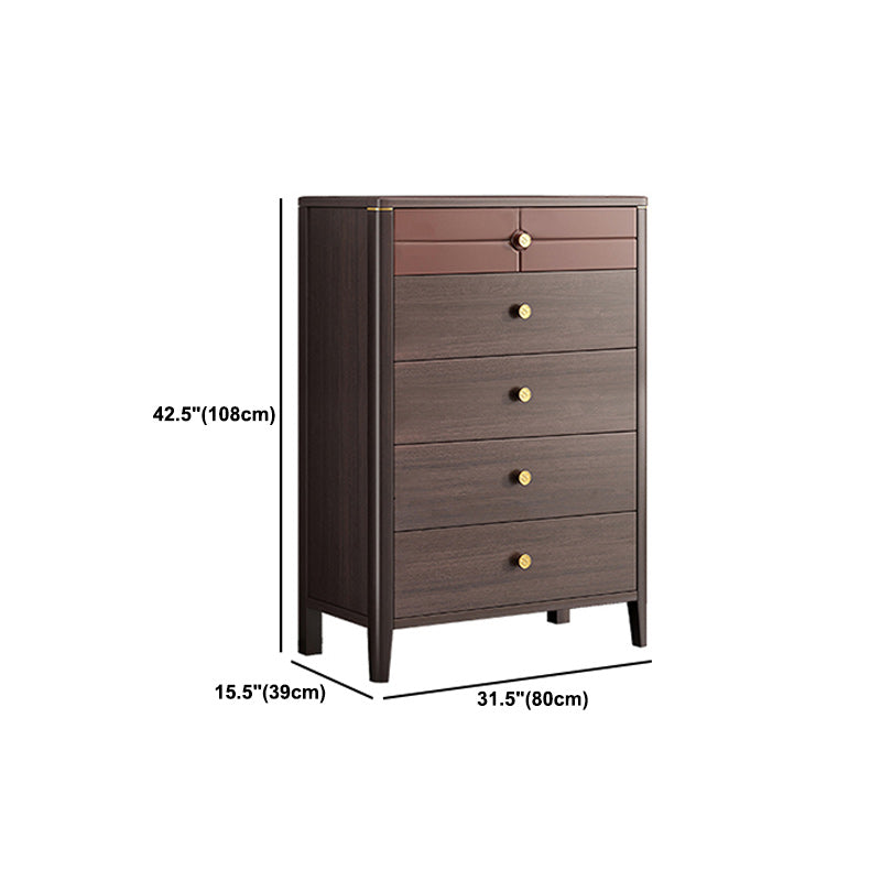 Square Straight Legs Accent Chest Mid-Century Modern Chest with Drawer