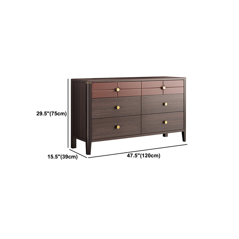 Square Straight Legs Accent Chest Mid-Century Modern Chest with Drawer