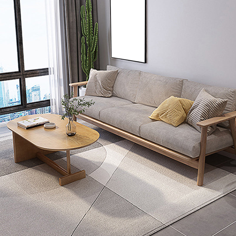 Brone Solid Wood Coffee Table Living Room Trestle Coffee Table