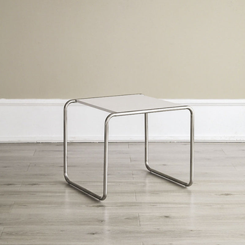 Contemporary Simple Sled Coffee Table Rectangular Wood Top Cocktail Table Set
