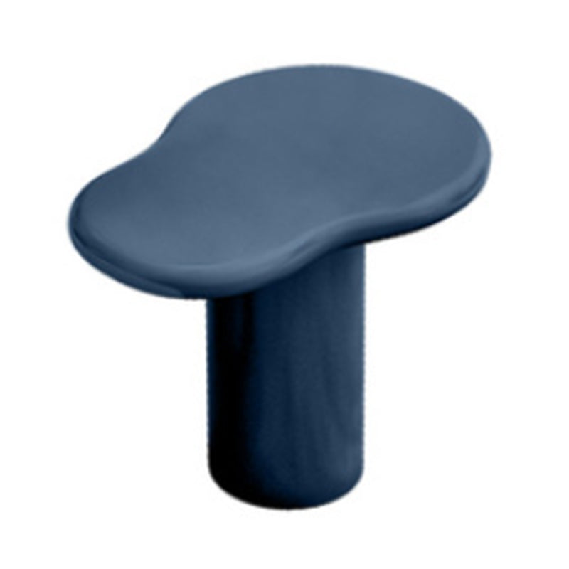 Scandinavian Cream Wood Coffee Table 2 Legs Irregular Cocktail Table