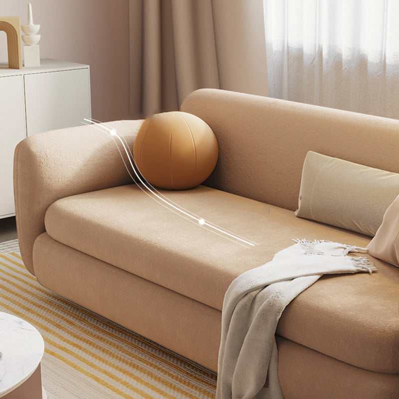 Slipcovered Sofa Bed with Square Arm and Cushios Back,37.40" W