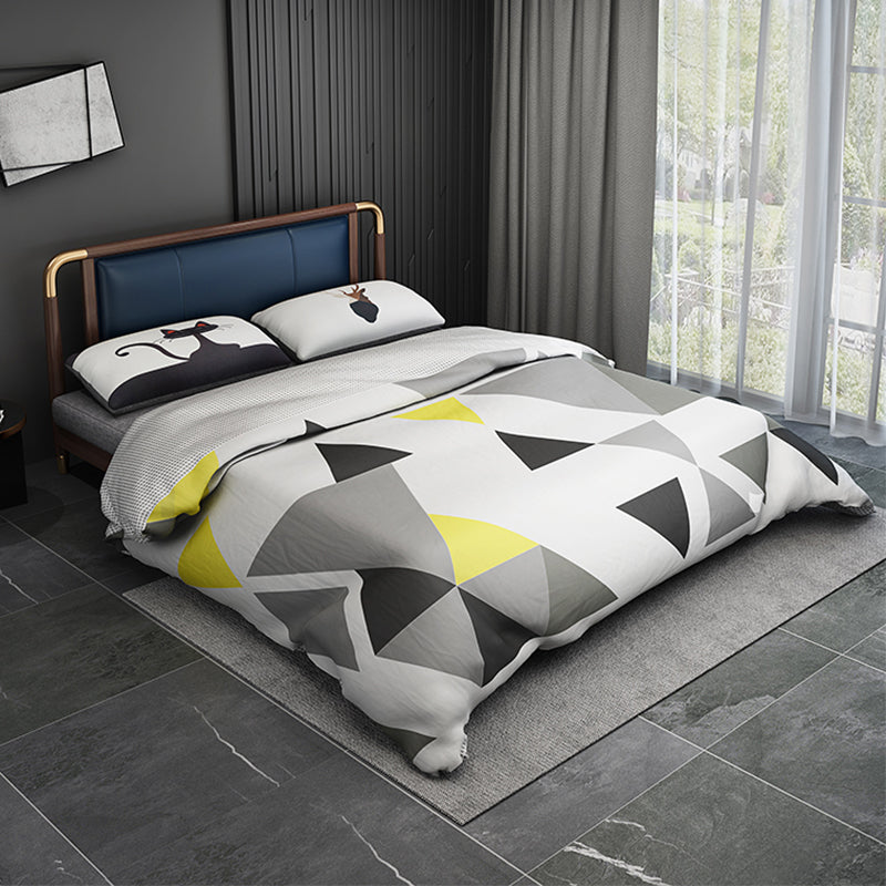 Fabric Modern Slipcovered Sofa Bed Armless Sofa with 2 Pillows