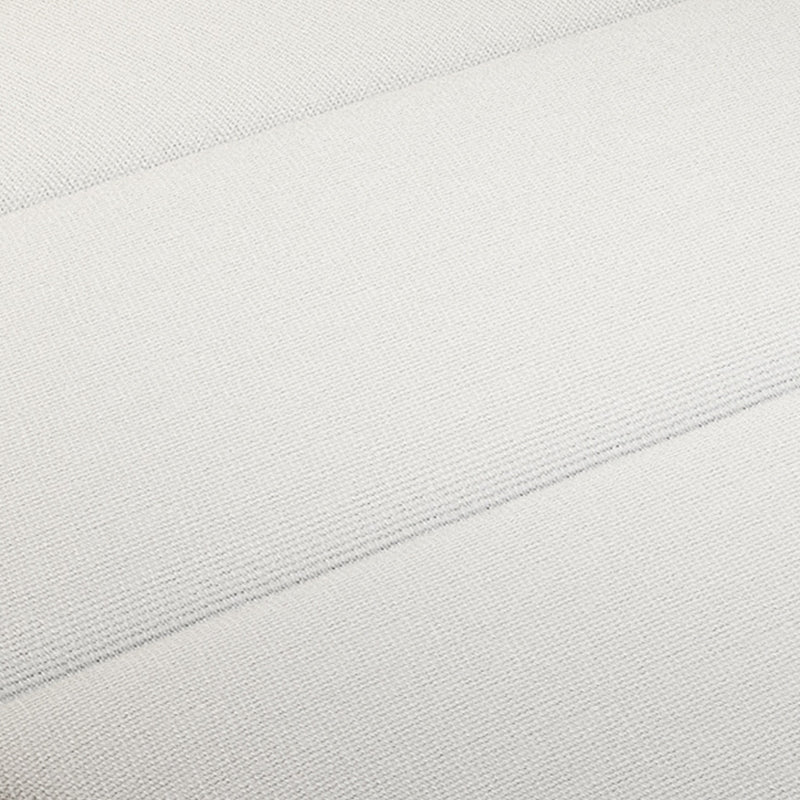 Linen Slipcovered Sofa Convertible Flared Arm Sofa Bed in Grey