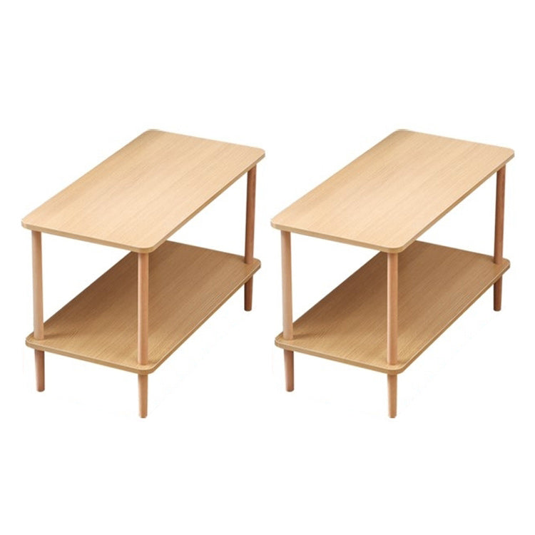 20.87" Tall Contemporary Style Side End Table Wooden 4 Legs Sofa Side Accent Table