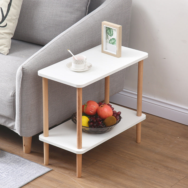 20.87" Tall Contemporary Style Side End Table Wooden 4 Legs Sofa Side Accent Table