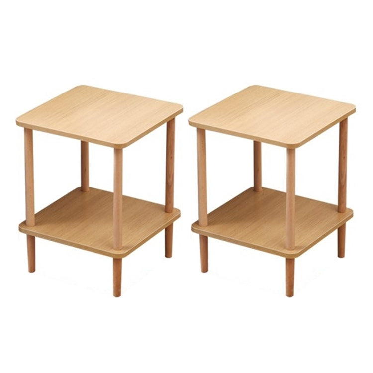 20.87" Tall Contemporary Style Side End Table Wooden 4 Legs Sofa Side Accent Table