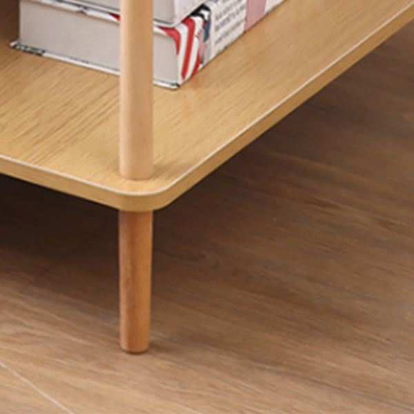 20.87" Tall Contemporary Style Side End Table Wooden 4 Legs Sofa Side Accent Table