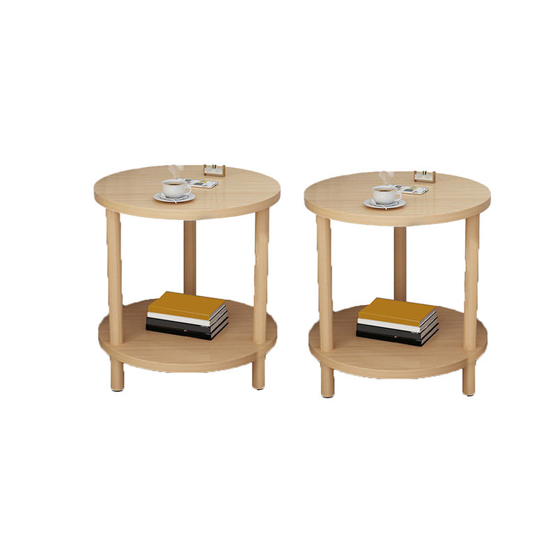 Contemporary Style Side End Table Solid Wood Sofa Side Accent Table