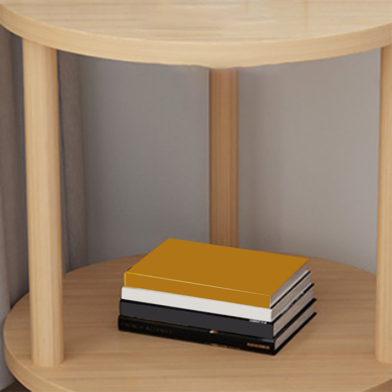 Contemporary Style Side End Table Solid Wood Sofa Side Accent Table