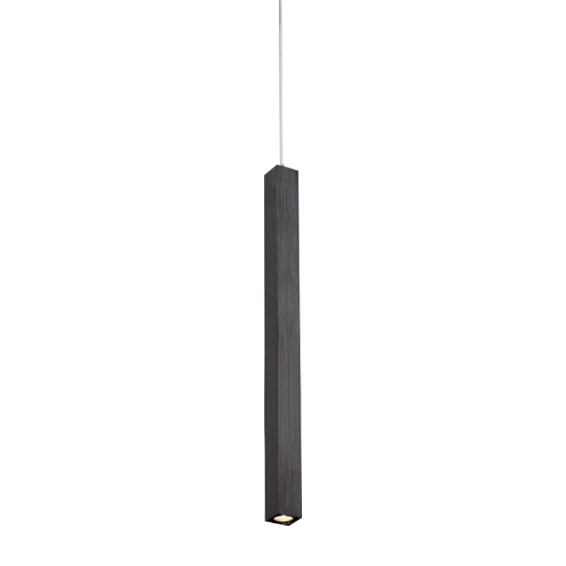 Moderno techo cuboideo de metal de metal único de la sala de estar de color negro/blanco led