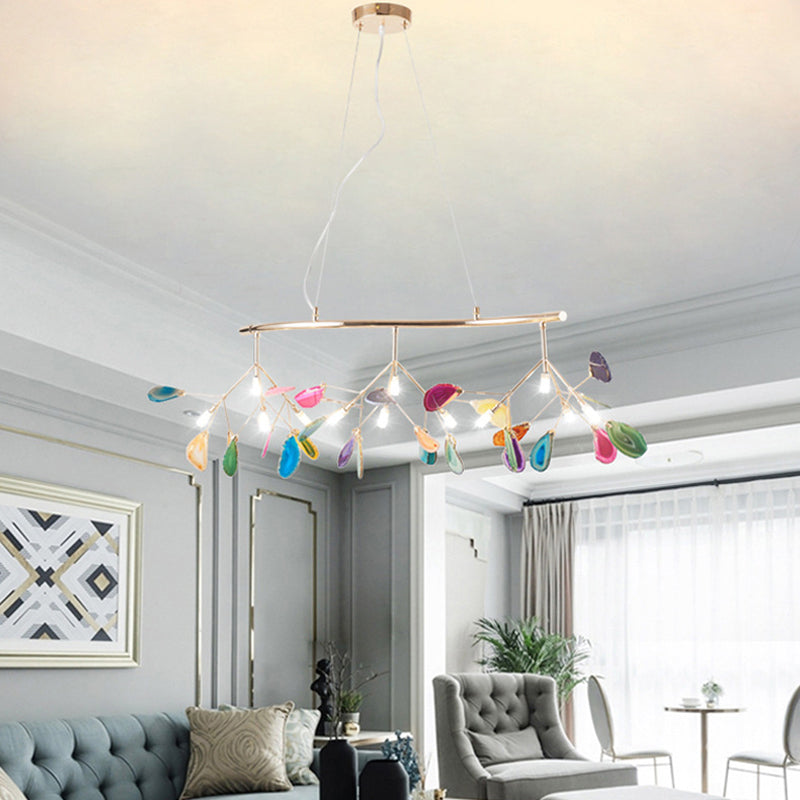Modern Firefly Island Pendant Lights Metal Multiple-Light Island Light Fixtures