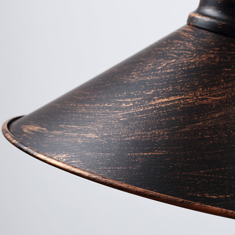 Metal Cone Wall Sconce Lighting Industrial Style 1 Light Wall Lamps