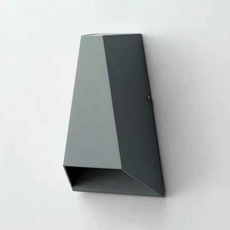 Geometric Shade Metal Wall Sconce Modern Style 2 Lights Wall Mount Lighting