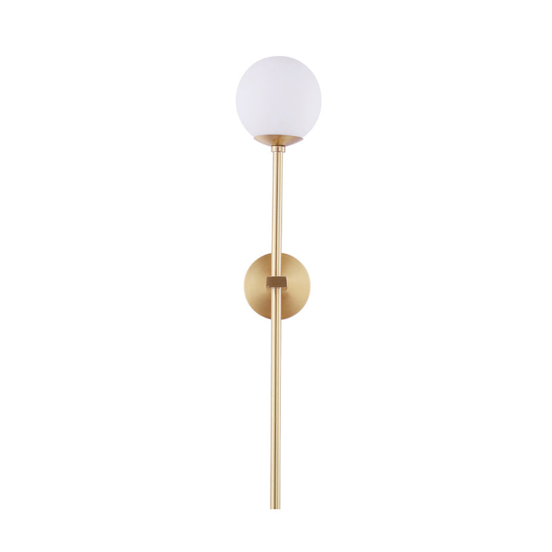 Creative Vanity Lighting Simple Glass Wall Light Sconce for Washroom