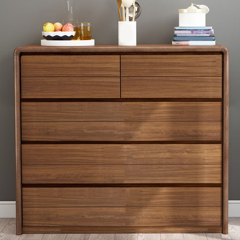 Bedroom Dresser Modern Solid Wood Storage Chest with Drawers