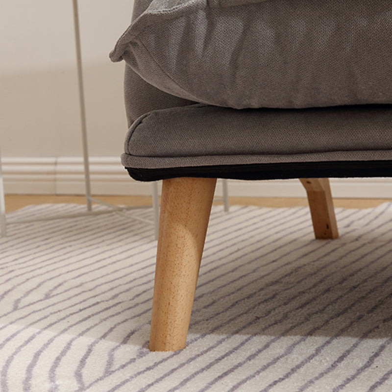 Contemporary Fabric Removable Cushions With Loose Cover Lounge Chair