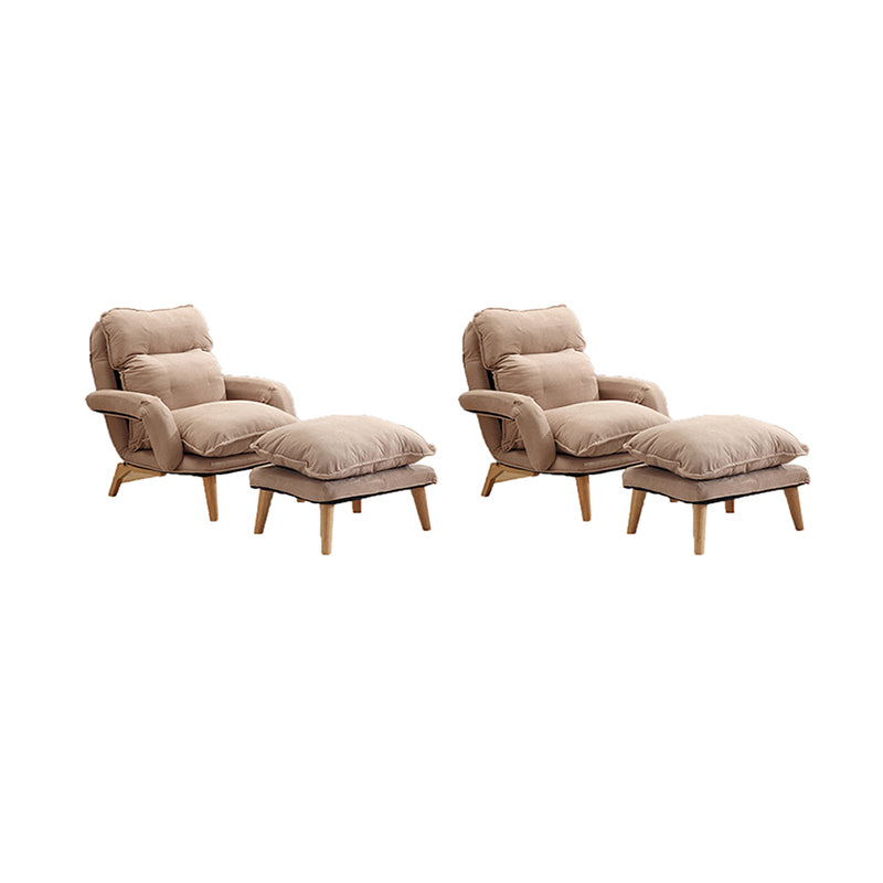 Contemporary Fabric Removable Cushions With Loose Cover Lounge Chair