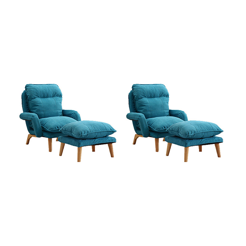 Contemporary Fabric Removable Cushions With Loose Cover Lounge Chair
