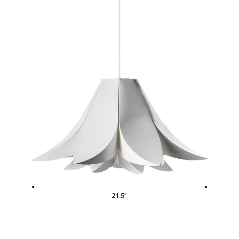 Simplicidad Kit de lámpara colgante de pétalos acrílico 21.5 "/27.5" /31.5 "de ancho de 1 luces de techo de cocina
