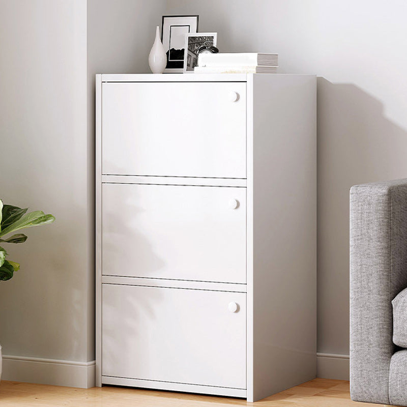Contemporary Accent Cabinet with Doors Scratch Resistant Storage Cabinet