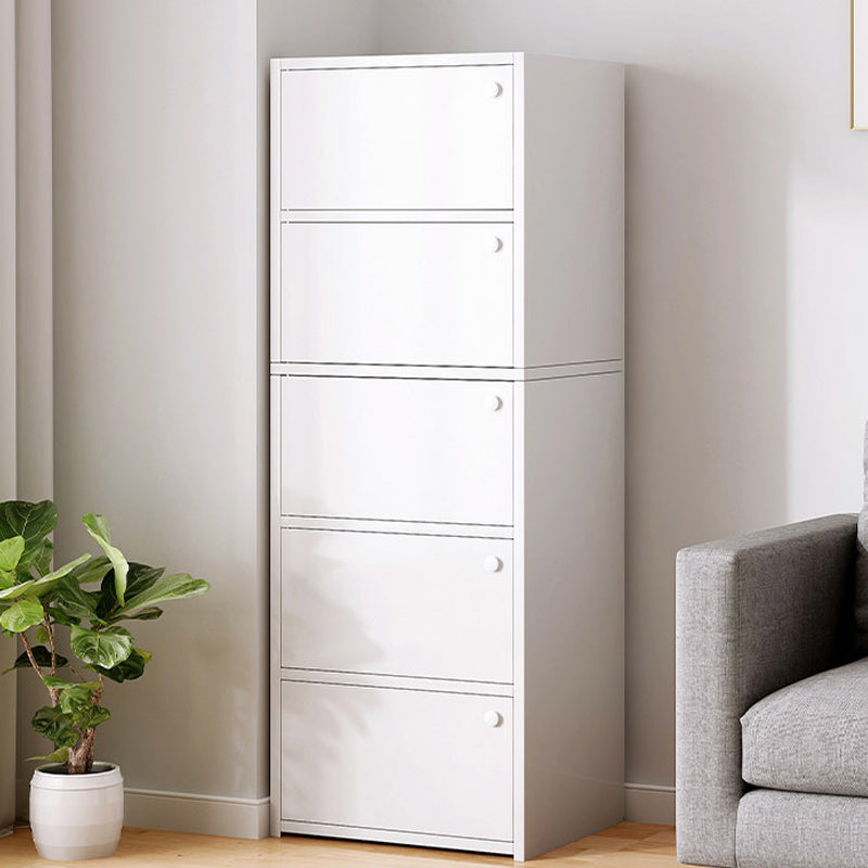 Contemporary Accent Cabinet with Doors Scratch Resistant Storage Cabinet