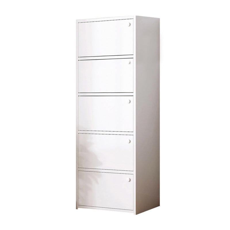 Contemporary Accent Cabinet with Doors Scratch Resistant Storage Cabinet