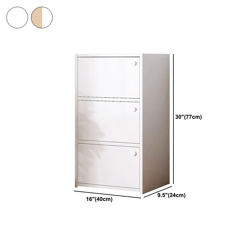 Contemporary Accent Cabinet with Doors Scratch Resistant Storage Cabinet