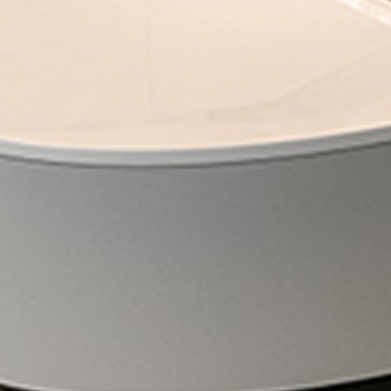 Glam Slate Coffee Table Oval Pedestal Coffee Table with Drawer