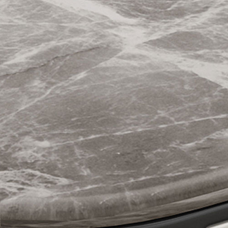 2 Pieces Stone Coffee Table Square Frame Cocktail Table Set with Storage