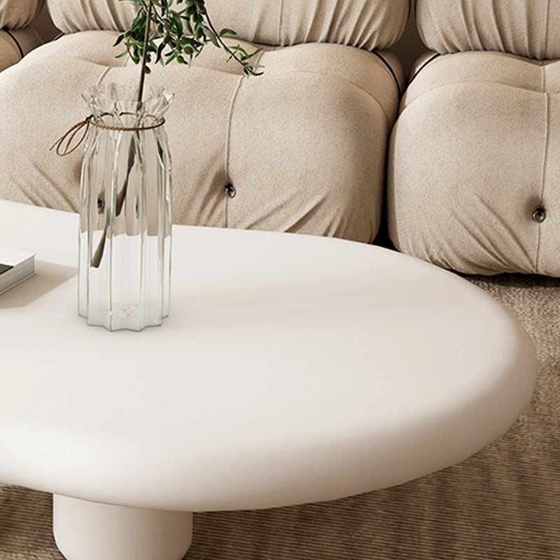 Scandinavian Coffee Table 4 Legs  & Free form Wooden in White