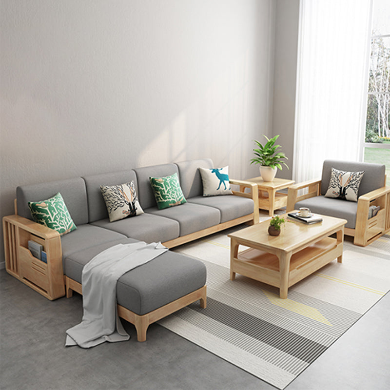 Scandinavian Solid Wood 4 Legs Coffee Cocktail Table with Shelf/Drawers