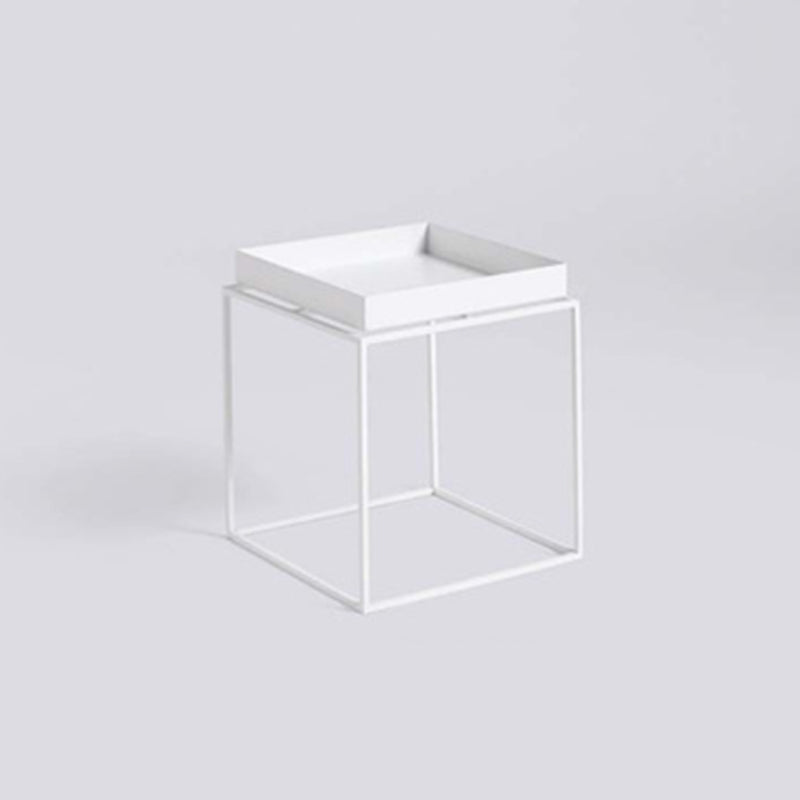 Square Iron Coffee Table Modernism Simple Frame Cocktail Table