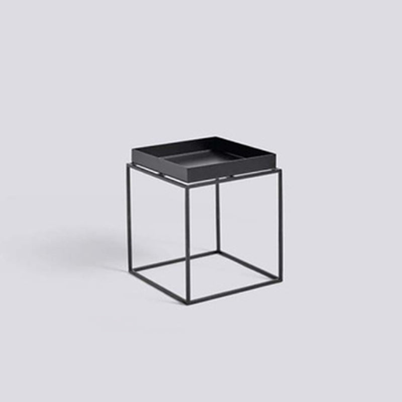 Square Iron Coffee Table Modernism Simple Frame Cocktail Table