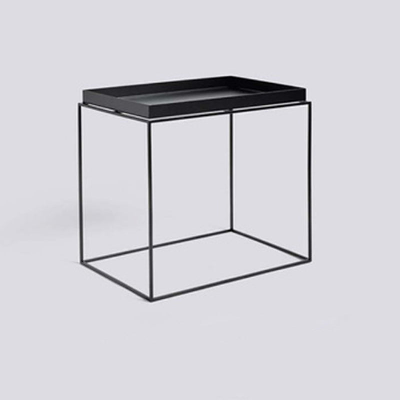 Square Iron Coffee Table Modernism Simple Frame Cocktail Table