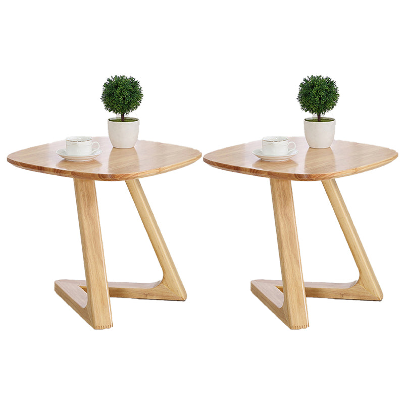 19.69 inch Wide Scandinavian Sofa Side Accent Table Solid Wood Side End Table