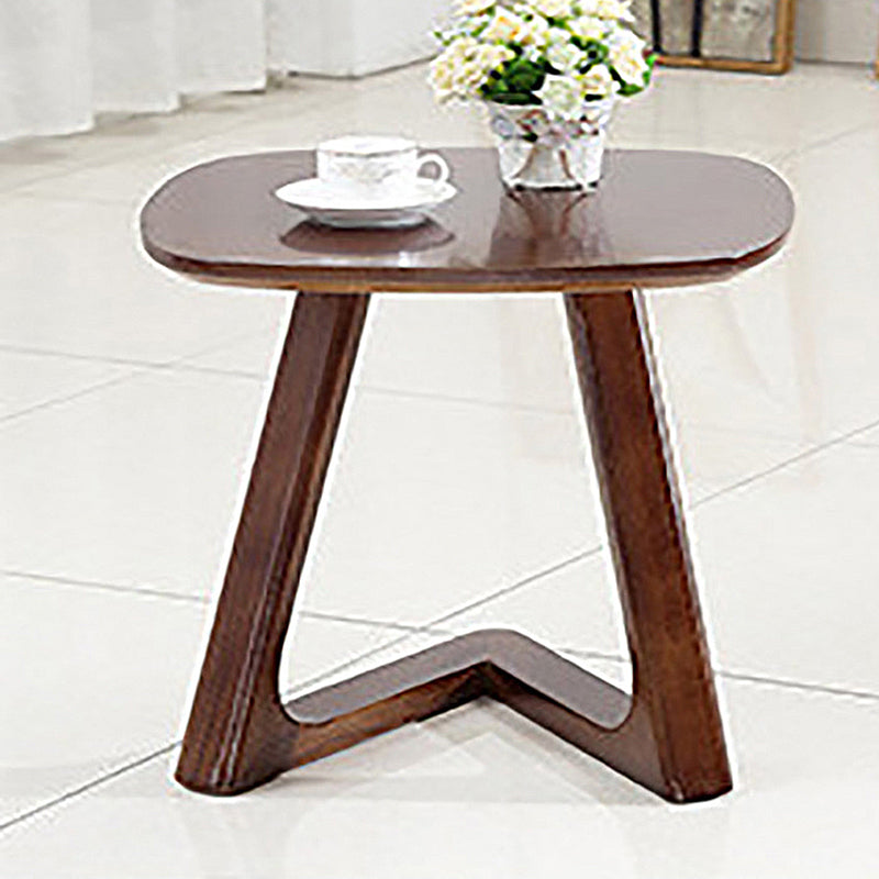 19.69 inch Wide Scandinavian Sofa Side Accent Table Solid Wood Side End Table
