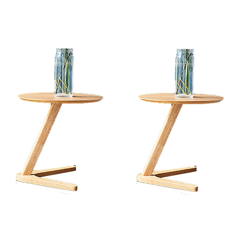 19.69 inch Wide Scandinavian Sofa Side Accent Table Solid Wood Side End Table