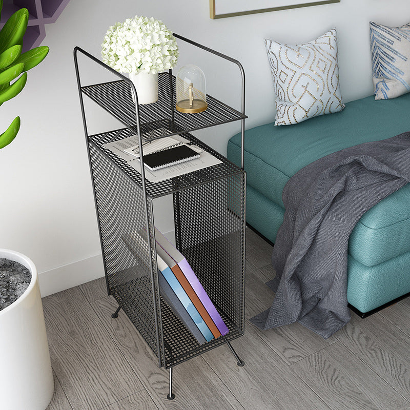 Mid-century Style Side End Table Metal 4 Legs Sofa Side Accent Table