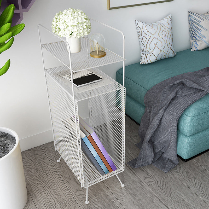 Mid-century Style Side End Table Metal 4 Legs Sofa Side Accent Table