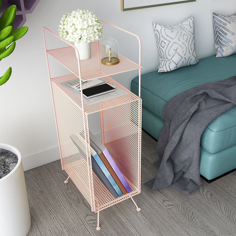 Mid-century Style Side End Table Metal 4 Legs Sofa Side Accent Table
