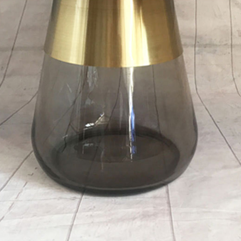29.53 inch Wide Contemporary Sofa Side Accent Table Glass Round Side End Table