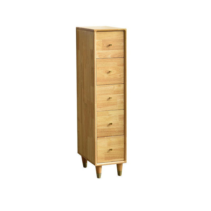 Modern Wood Cabinet Straight Legs Knobs Side Cabinet with Drawer