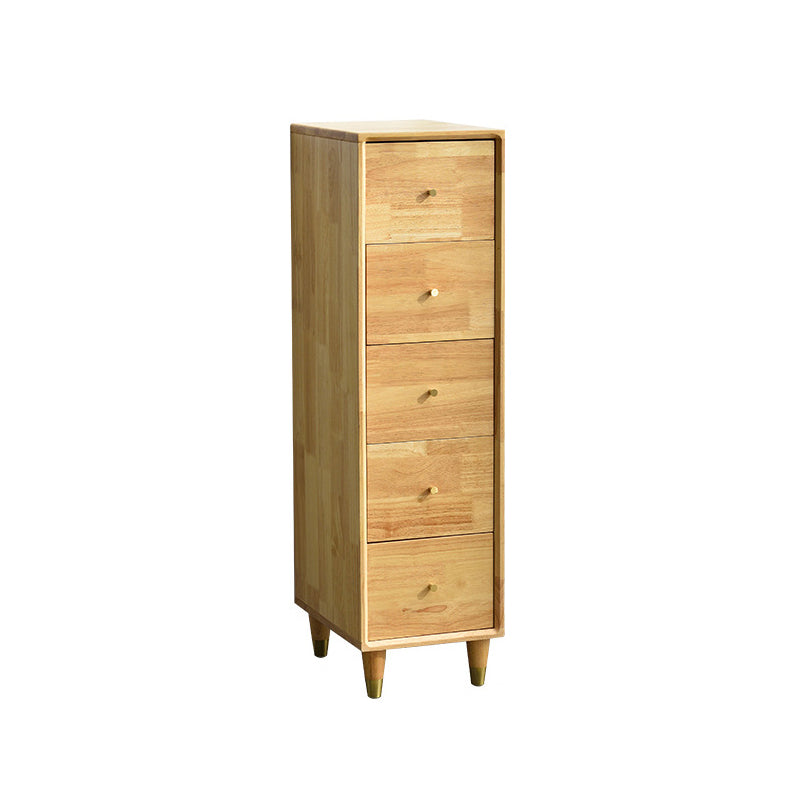 Modern Wood Cabinet Straight Legs Knobs Side Cabinet with Drawer
