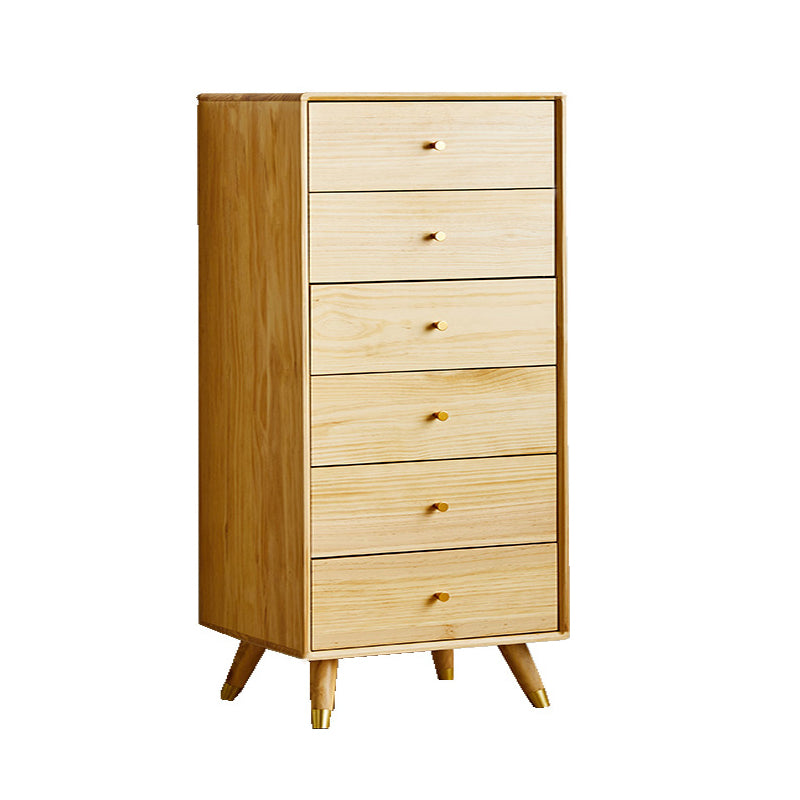 Modern Wood Cabinet Straight Legs Knobs Side Cabinet with Drawer