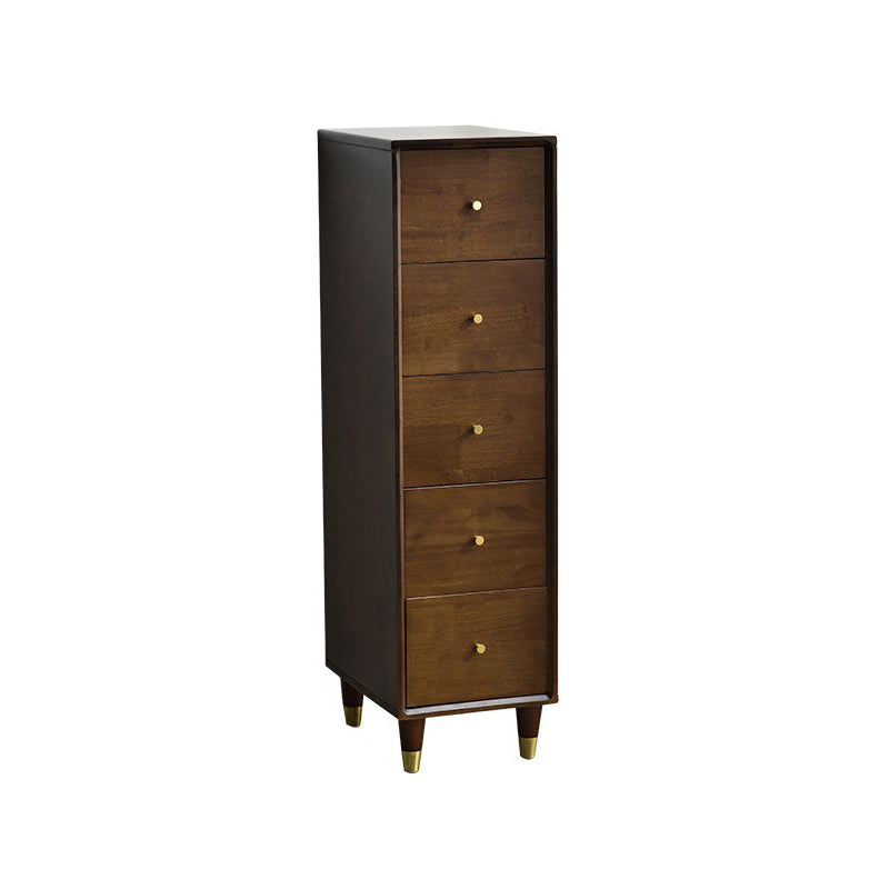 Modern Wood Cabinet Straight Legs Knobs Side Cabinet with Drawer