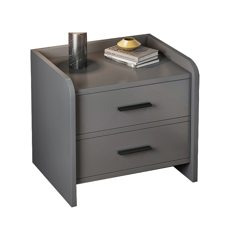 Wooden Bedside Cabinet Modern Minimalist Bedside Table with Drawers
