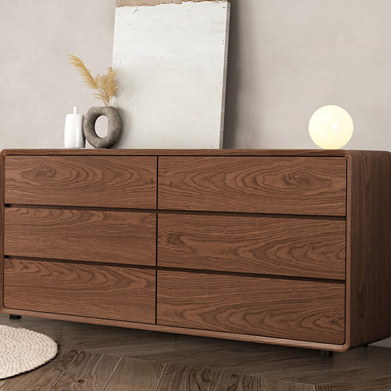 Contemporary Horizontal Chest Bedroom Storage Chest with Drawers